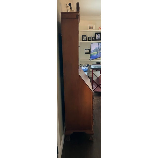 Wood Secretary Desk Early 20th Century For Sale - Image 7 of 14