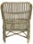 1930s Art Deco Painted Wicker / Reed Chaise For Sale - Image 4 of 5