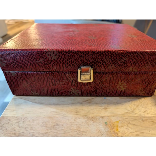 Vintage Alfa & Omega Cristal T. Murano Italian Whiskey Glasses in Original Box For Sale - Image 10 of 12