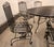 1960s Meadowcraft Dogwood Wrought Iron Patio Dining Set For Sale - Image 11 of 15