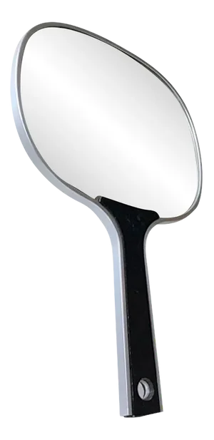 Scandinavian Handheld Vanity Mirror, 1970s