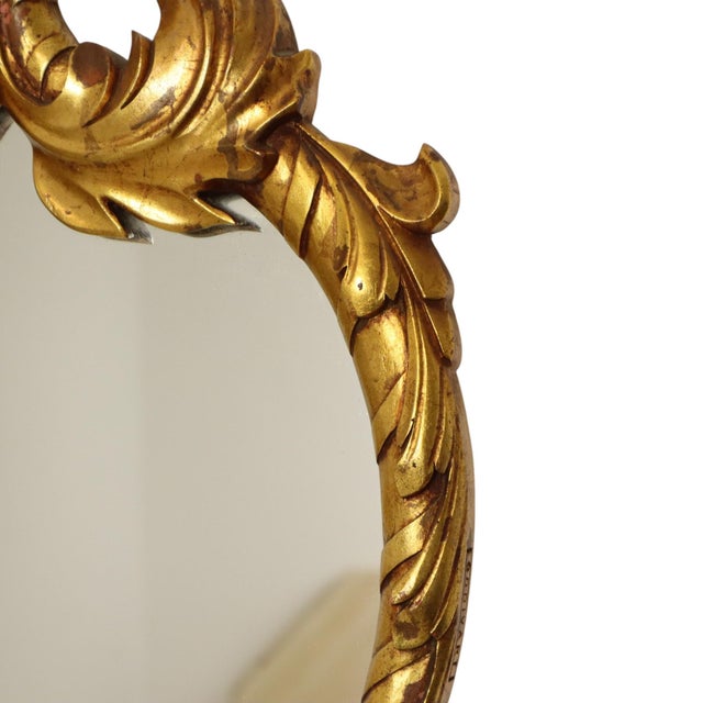 Baroque Gold-Leaf Gilded Acanthus Mirror For Sale - Image 16 of 18