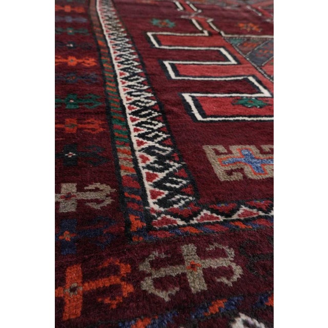 Vintage Middle Eastern Style Hand-Knotted Rug For Sale - Image 3 of 7