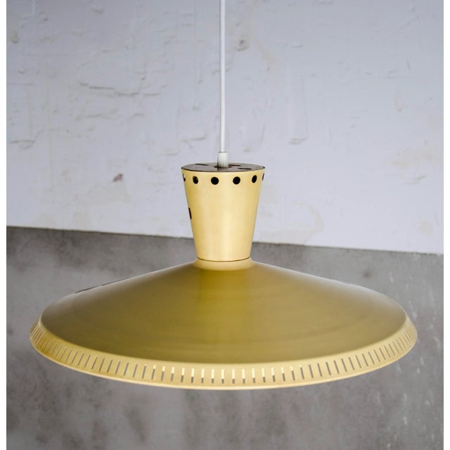 Mid-Century Modern Pendant Light by Louis Kalff for Philips, 1950s For Sale - Image 3 of 17