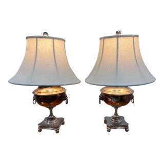 Ralph Lauren Samovar Table Lamps, a Pair For Sale