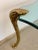 1970s P E Guerin Brass Glass Floating Coffee Table For Sale - Image 5 of 9