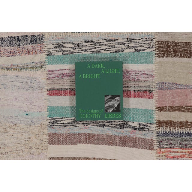 Textile Rug & Kilim's Modern Patchwork Runner Kilim in Beige with Multicolor Stripes For Sale - Image 7 of 8