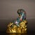Late 19th Century Late 19th Century Cloisonné Enamel Tiger Statue on Gilt Base, 1.6kg For Sale - Image 5 of 9