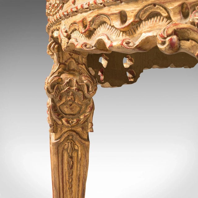 Black 1980s Large Vintage Continental Marble Circular Table For Sale - Image 8 of 13