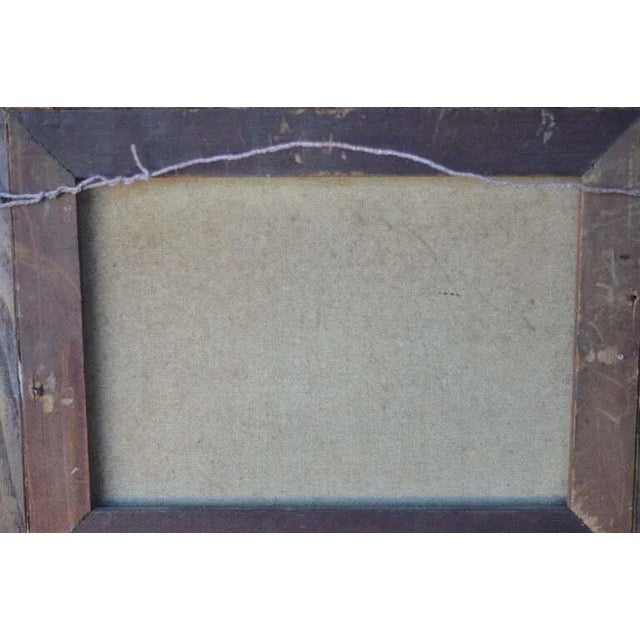 Vintage Seascape Oil on Canvas Set of 2 Paintings in Wood Gilded Frames For Sale - Image 10 of 13