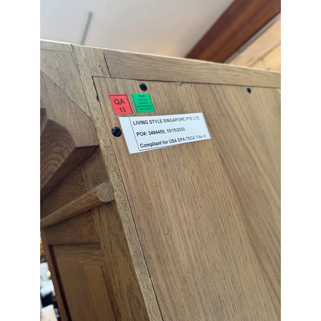 Restoration Hardware French Casement Cabinet For Sale - Image 12 of 12