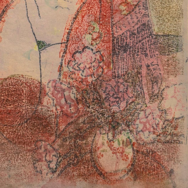 Victor Di Gesu 'Woman in a Kimono' by Victor Di Gesu, Paris, Louvre, Salon D'Automne, Académie Chaumière, Los Angeles County Museum of Art For Sale - Image 4 of 6