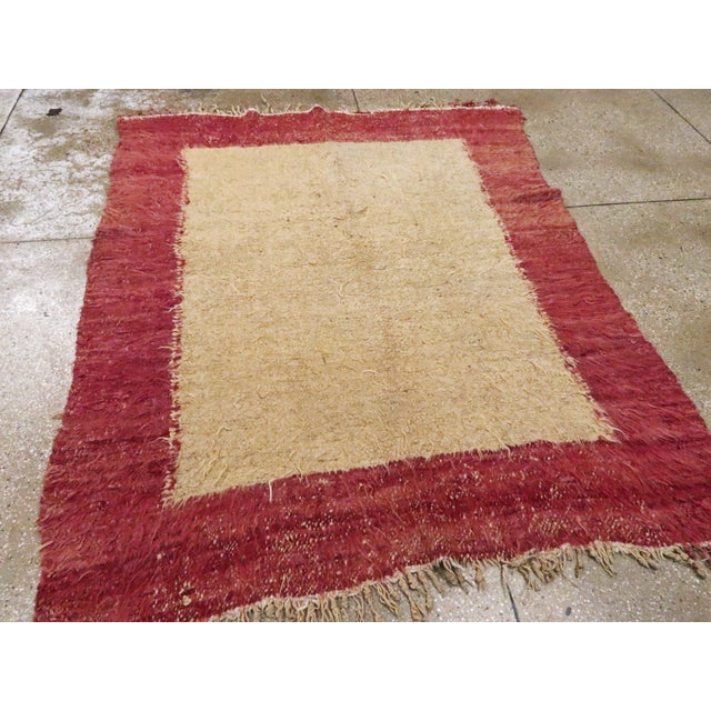 Beige Galerie Shabab Collection Mid-20th Century Turkish Tulu Rug For Sale - Image 8 of 10