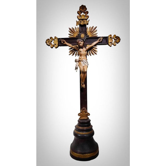 Large Indo-Portuguese Cross, 1750s For Sale - Image 3 of 18