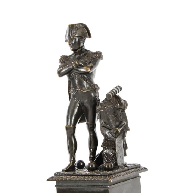 19th Century Napoleon Bonaparte Library Bronze Sculpture For Sale - Image 10 of 17
