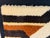 Mid-Century Modern Vintage 1960s Hojer Eksport Wilton Style Geometric Rya Wool Rug Wall Art Framed For Sale - Image 3 of 9