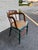 Vintage 20th Century Barrel Back Cane Seat Captain Chair For Sale - Image 4 of 12