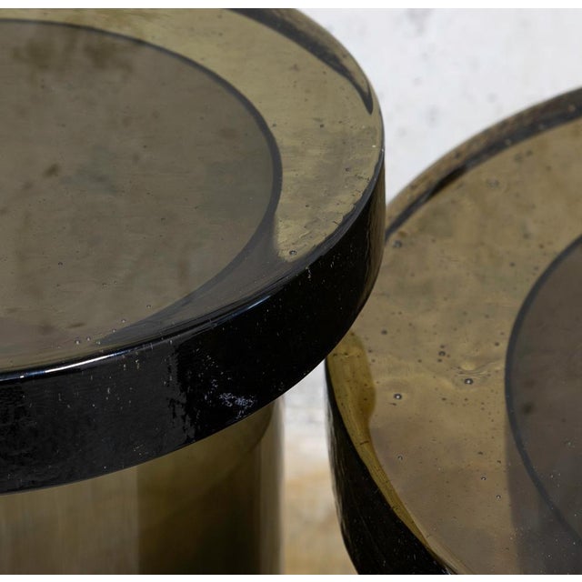 Alwa Three 5800g Side Table in Smokey Grey by Sebastian Herkner for Pulpo For Sale - Image 4 of 7