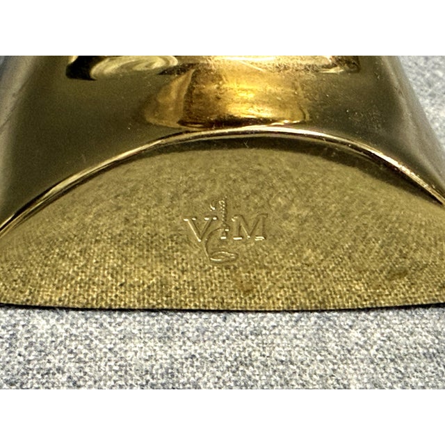 Brass Duck Bookends From Virginia Metalcrafters - A Pair For Sale - Image 11 of 11