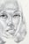 Drawing/Sketching Materials Bohemian Woman - Rare and Signed Graphite Portrait Drawing on Textured Paper by Eugene Hawkins For Sale - Image 7 of 12