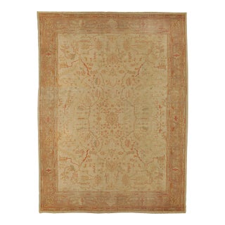 Antique Turkish Oushak Rug, 11'6 X 14'6 For Sale
