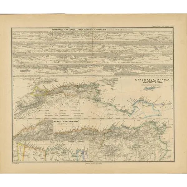 North African Coasts: Marmarica to Mauretania in Roman Times, 1880s For Sale - Image 6 of 6