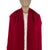 Yves Saint Laurent Red Solid 100% Wool Scarf