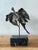 Vintage Bronze Flying Angle Sculpture For Sale - Image 9 of 12