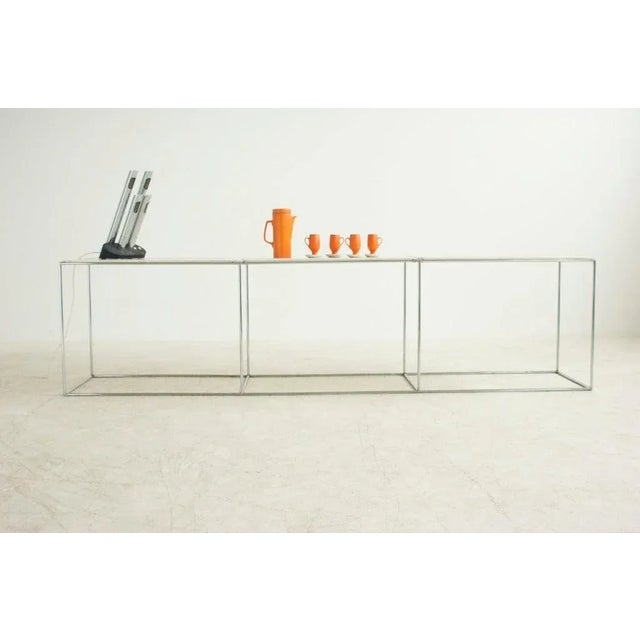 White Abstracta Shelving Sofa Table For Sale - Image 8 of 9