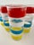 1960s Vintage Mid Century Modern Retro Stripe Tumblers and Pitcher Set- 7 Pieces For Sale - Image 10 of 11