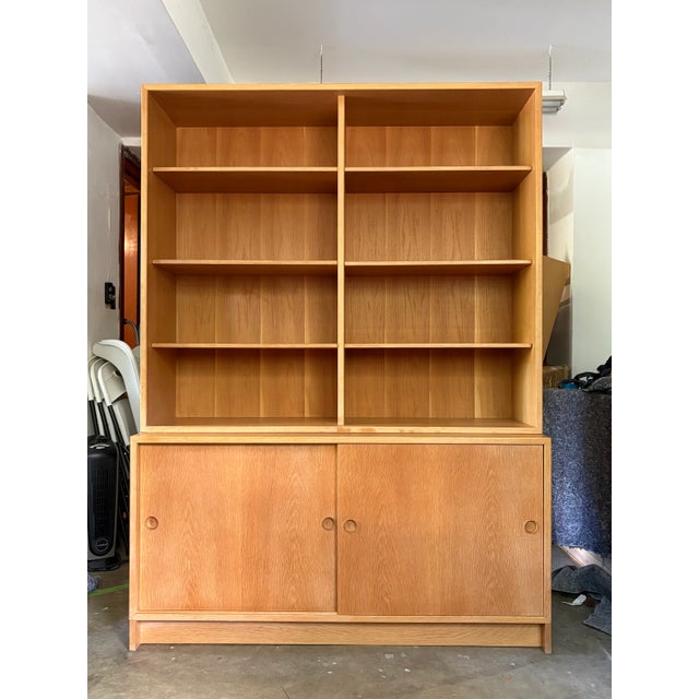 Beautiful two-piece oak casegoodfrom the Öresund series, designed by Børge Mogensen for Karl Andersson & Söner. Imported...