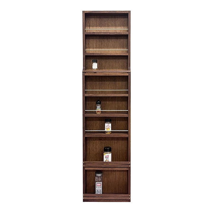 Mid-Century Modern Walnut Spice Rack | Chairish