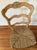 Pair of Mid 20th Century French Provincial Rush Seat Ladder Back Dining Chairs For Sale - Image 4 of 5