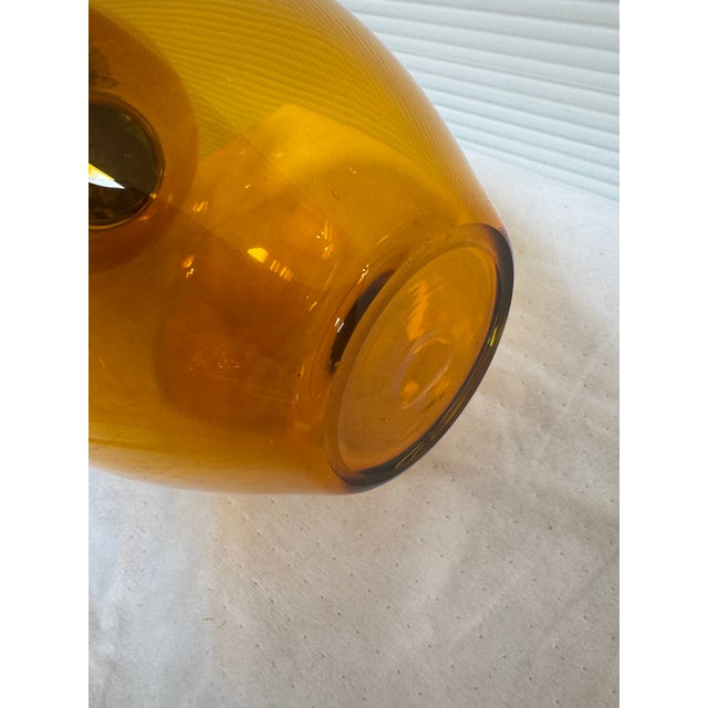 Orange Kare Amore Orange Vase, Three Piece For Sale - Image 8 of 12