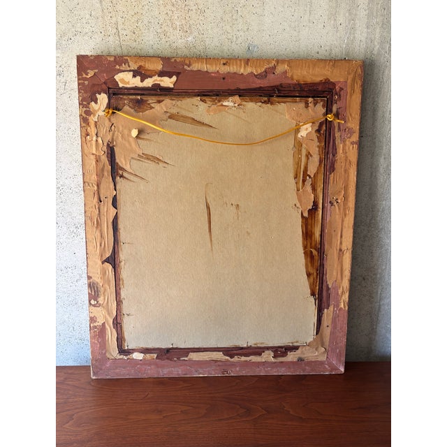 Vintage 1961 Figurative Nude Impasto Painting in Earth Tones, Signed For Sale - Image 10 of 10