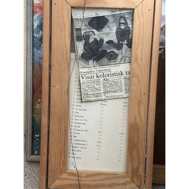 Henrik Backlund, Pears, 1960s, Oil on Canvas, Framed For Sale - Image 17 of 18