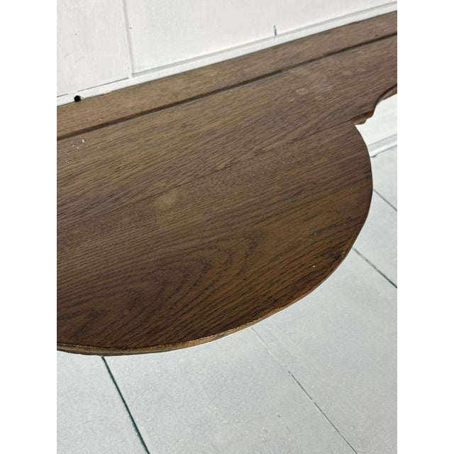 Brown Belgian Oak Display Bookcase For Sale - Image 8 of 18