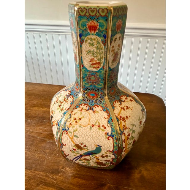 Meija Era Cloisonne Vase For Sale - Image 10 of 18