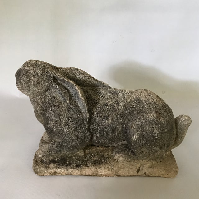 Carved Stone Rabbit Chairish