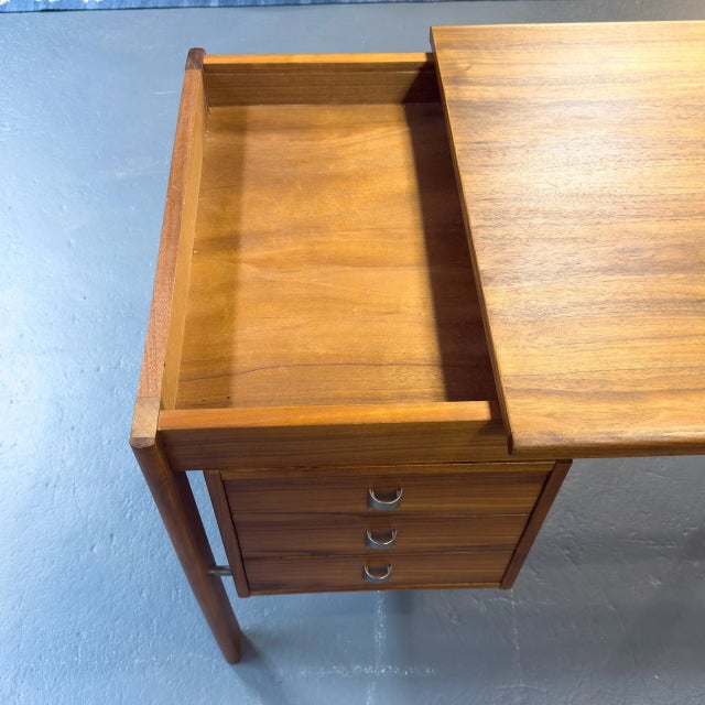 Danish Sliding Top Desk For Sale In Philadelphia - Image 6 of 7