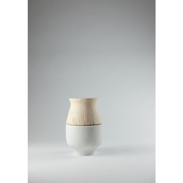 Wood Itineranti _ Wood & Marble Element 11 by Gumdesign for La Casa Di Pietra For Sale - Image 7 of 7