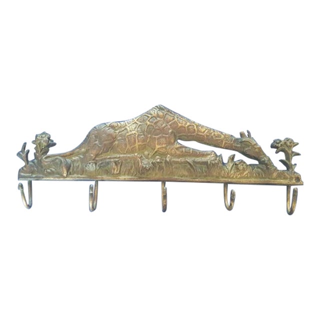 Late 20th Century Vintage Cast Iron Giraffe Rack Chairish