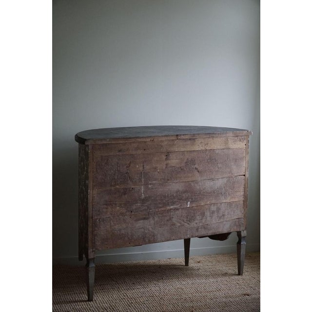 Wood 19th Century Italian Painted Pine Cabinet, Tuscany For Sale - Image 7 of 18