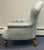 English Vintage English Rolled Arm Pale Blue Upholstered Chair For Sale - Image 3 of 9