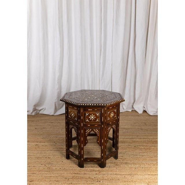 19th Century Hoshaipur Octagonal Table For Sale - Image 4 of 7