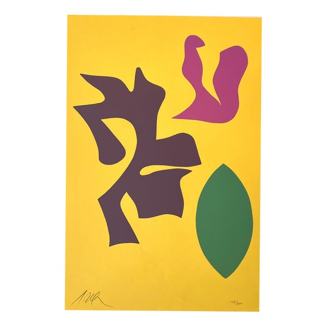 Jean Arp, Documenta Geigy Das Unbehagen Der Kunst Planche VII, 20th Century For Sale