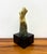 Metal Vintage Brass Sculpture O Women on Plinth For Sale - Image 7 of 7