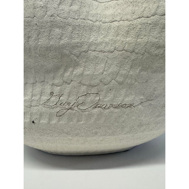 Guy Dawson Large Modernist Sculptural Studio Pottery Vase, Signed For Sale - Image 12 of 12