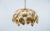 Gilded Florentine Ceiling Lamp with Opaline Glass Globe Shade, 1960s For Sale - Image 5 of 12