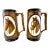 Mid Century Knobler Japan Hand Painted Horse Mugs- Set of 2 For Sale